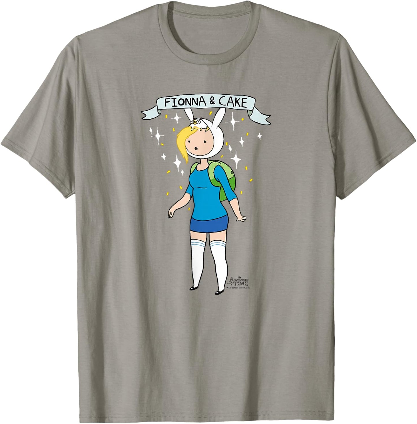 Adventure Time Fionna & Cake T-Shirt - T-Shirt | Sand