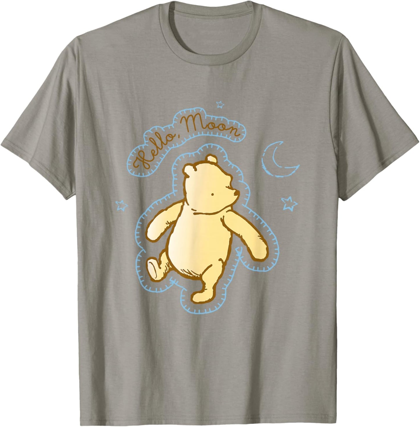 Disney Winnie the Pooh Hello Moon Bedtime Bear T-Shirt - T-Shirt | Sand