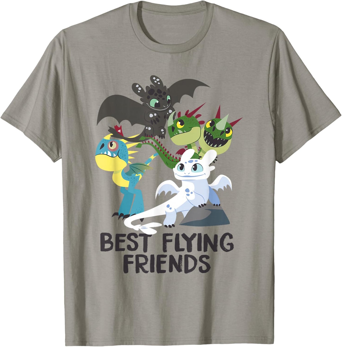 How to Train Your Dragon 3 Hidden World Best Friends T-Shirt - T-Shirt | Sand