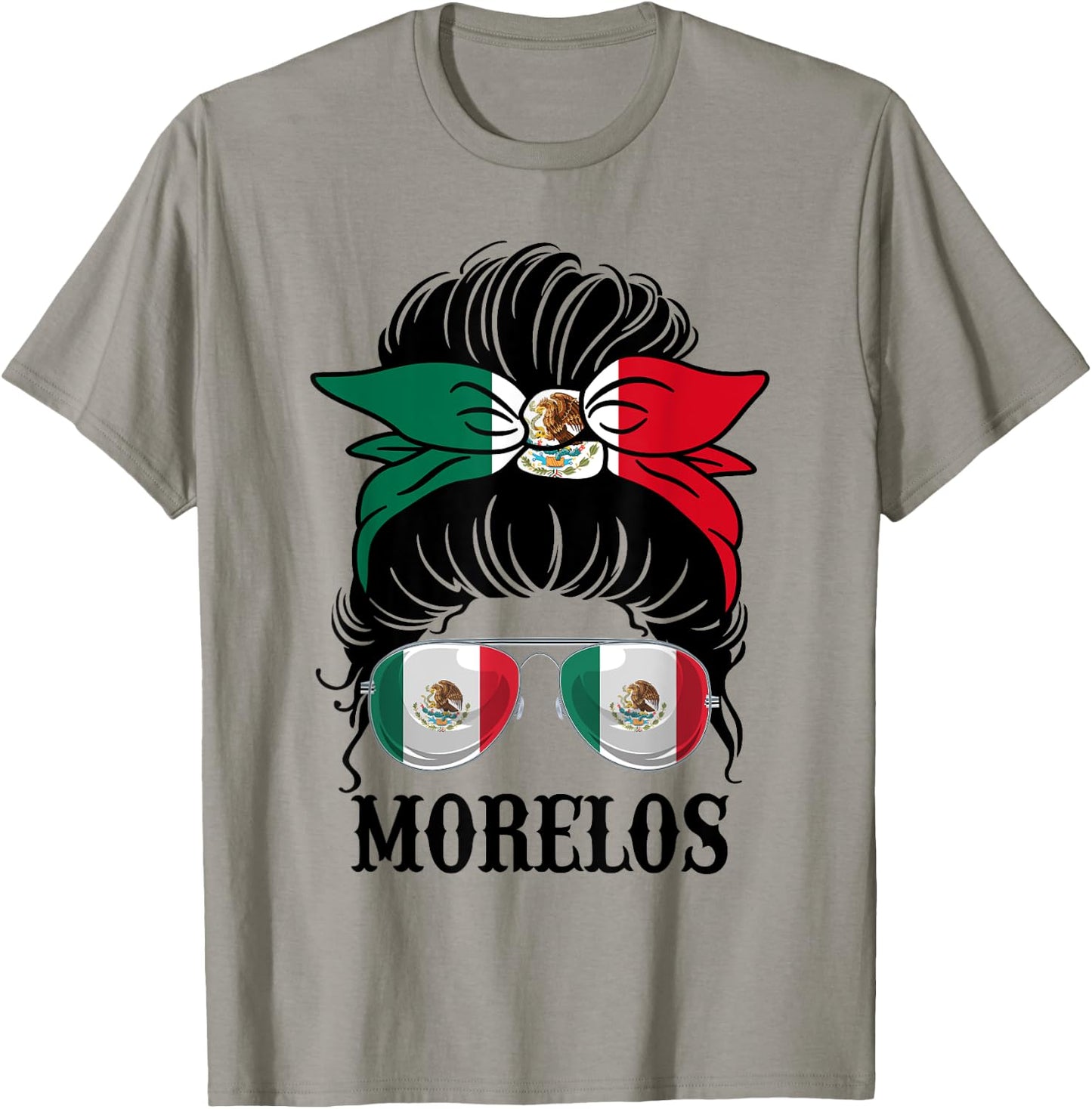Morelos Mexico Pride Mexican Flag State T-Shirt - T-Shirt | Sand