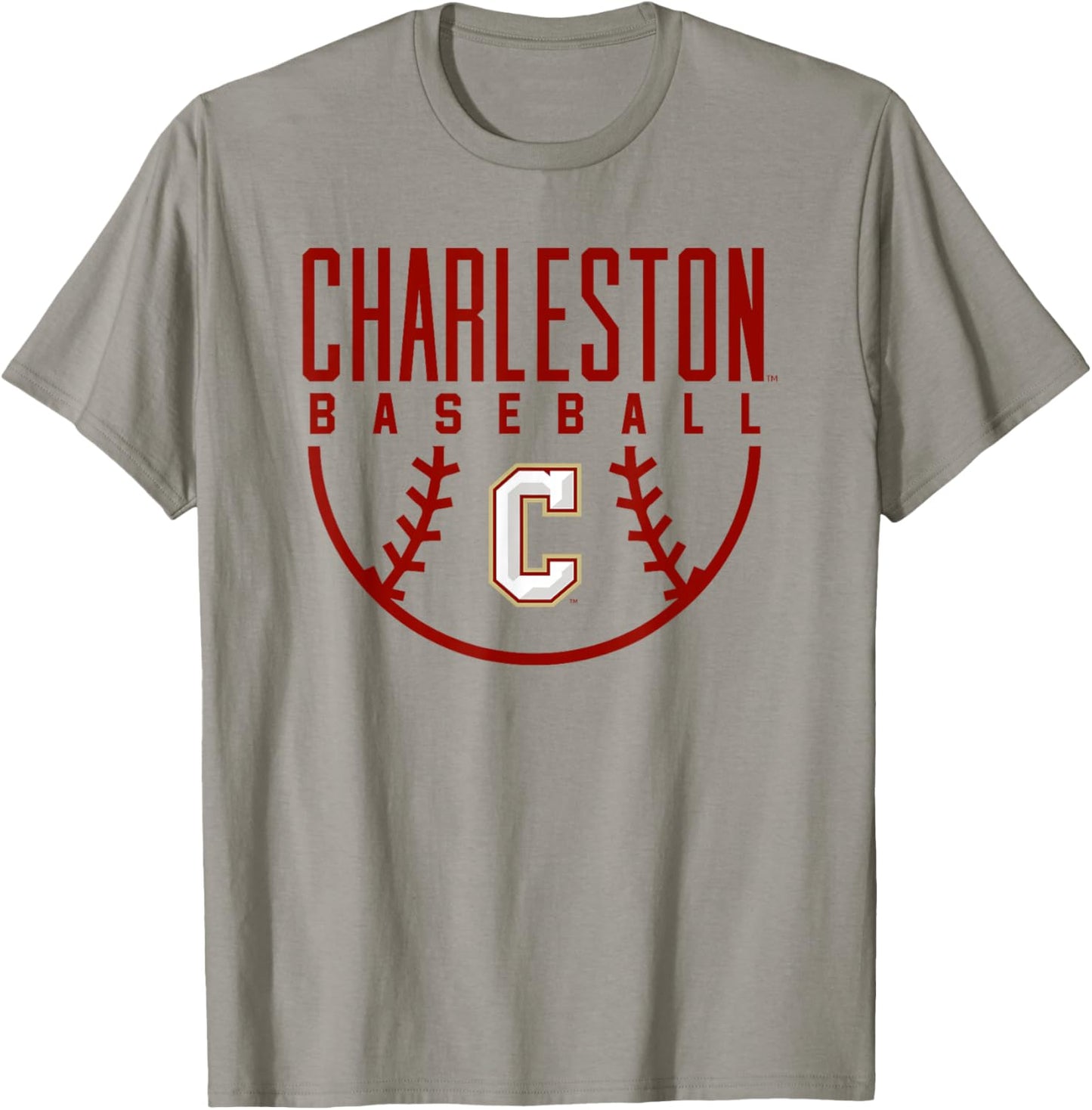 College of Charleston Cougars Baseball Arch T-Shirt - T-Shirt | Sand