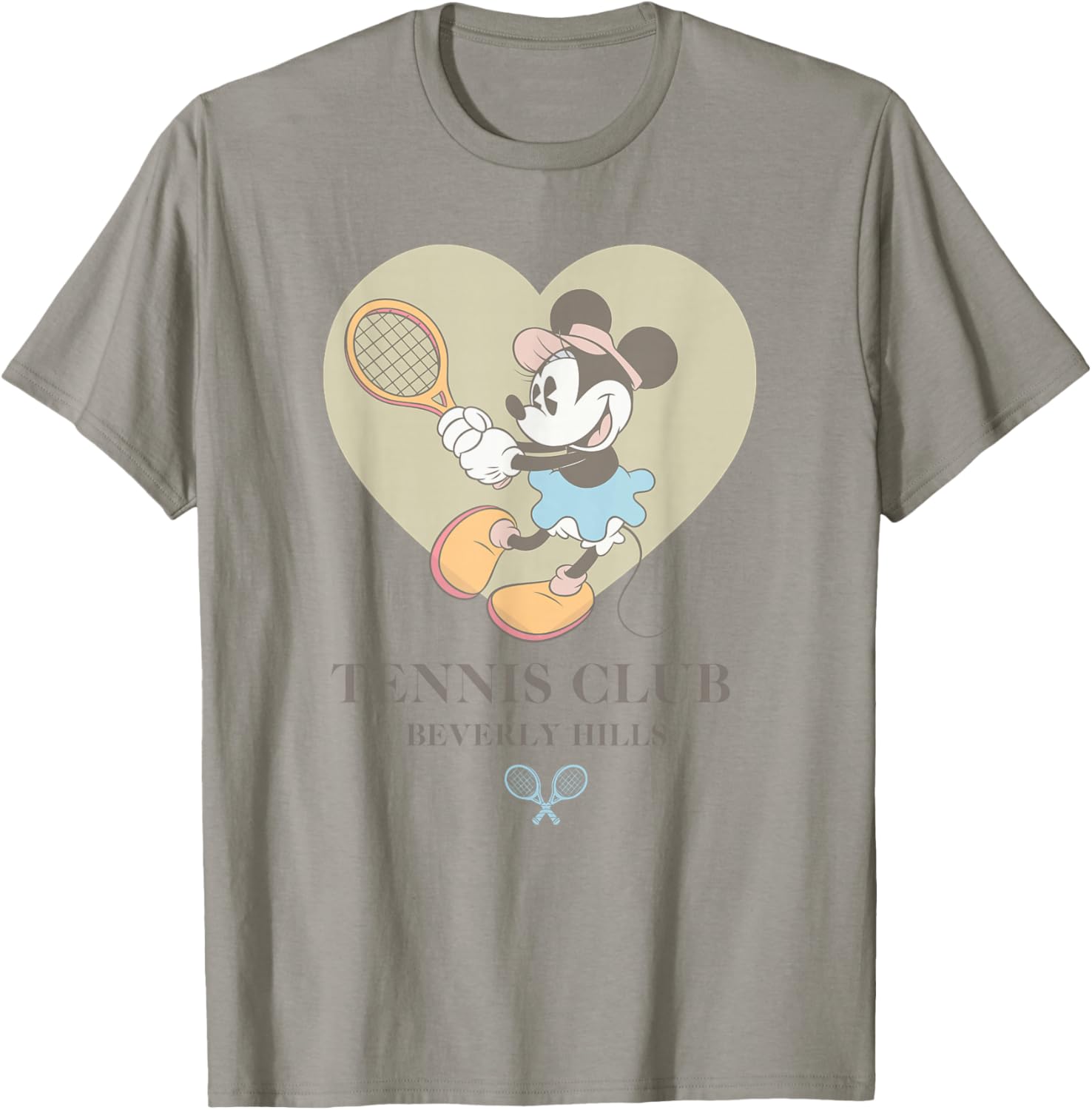 Disney Minnie Mouse Tennis Club Beverly Hills Vintage Logo T-Shirt - T-Shirt | Sand