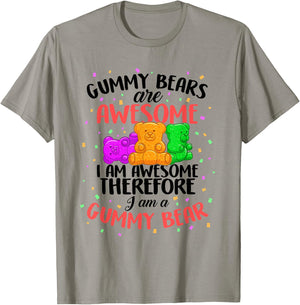 Gummy Bear Dancing Animal Candy for Adult Youth Kids Gift Small T-Shirt - T-Shirt | Sand