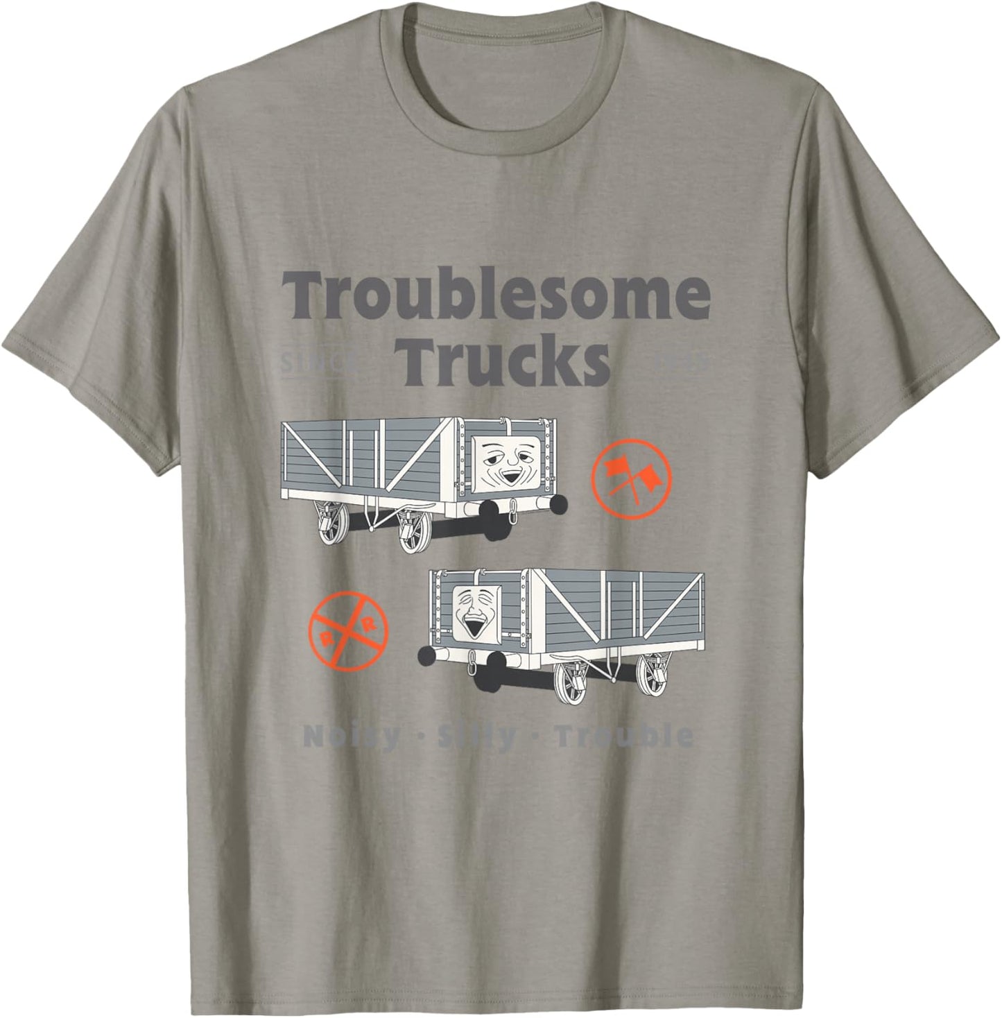 Thomas & Friends Troublesome Trucks - Noisy, Silly, Trouble T-Shirt - T-Shirt | Sand