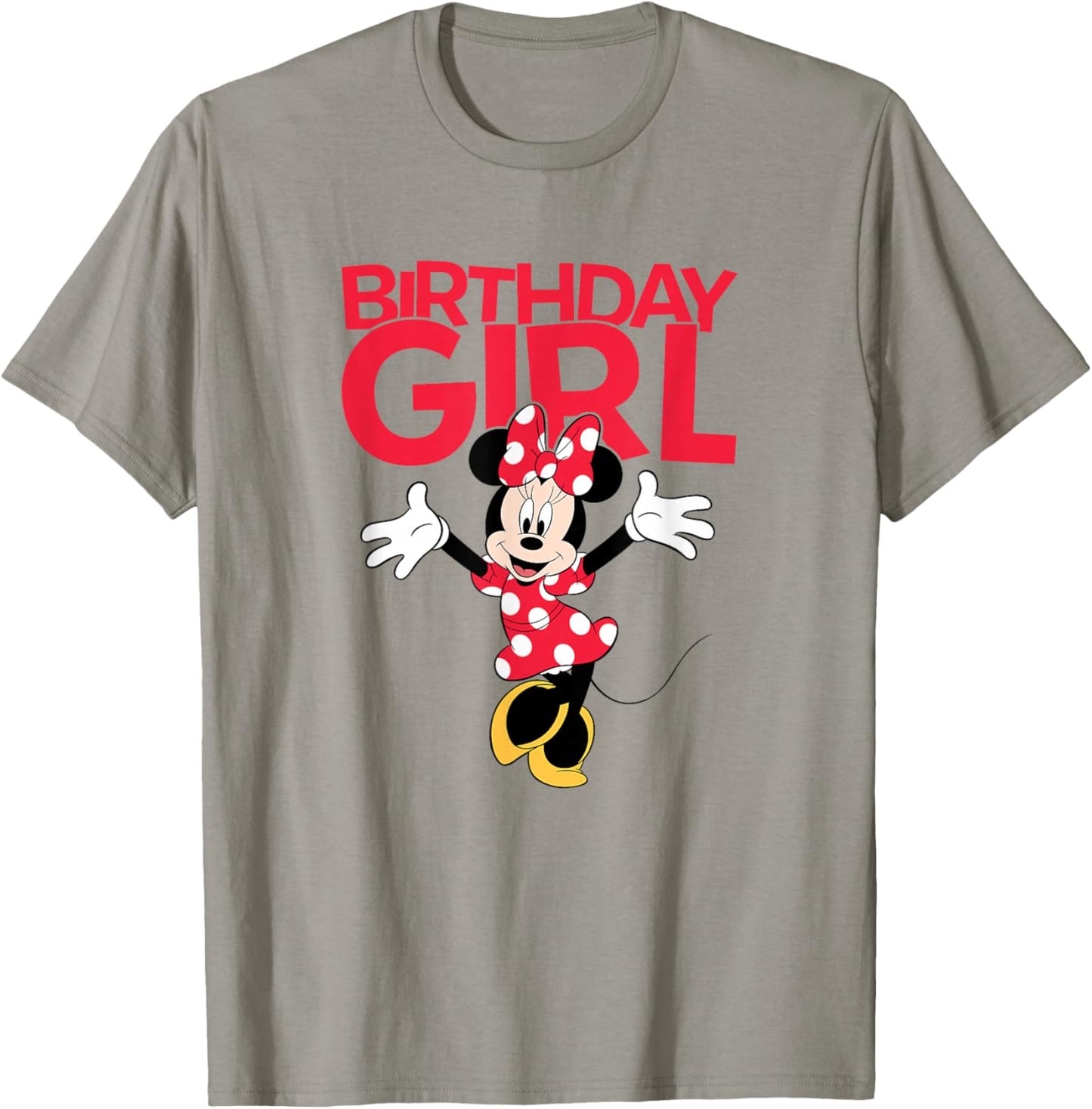 Disney Minnie Mouse Birthday Girl Happy Minnie T-Shirt - T-Shirt | Sand