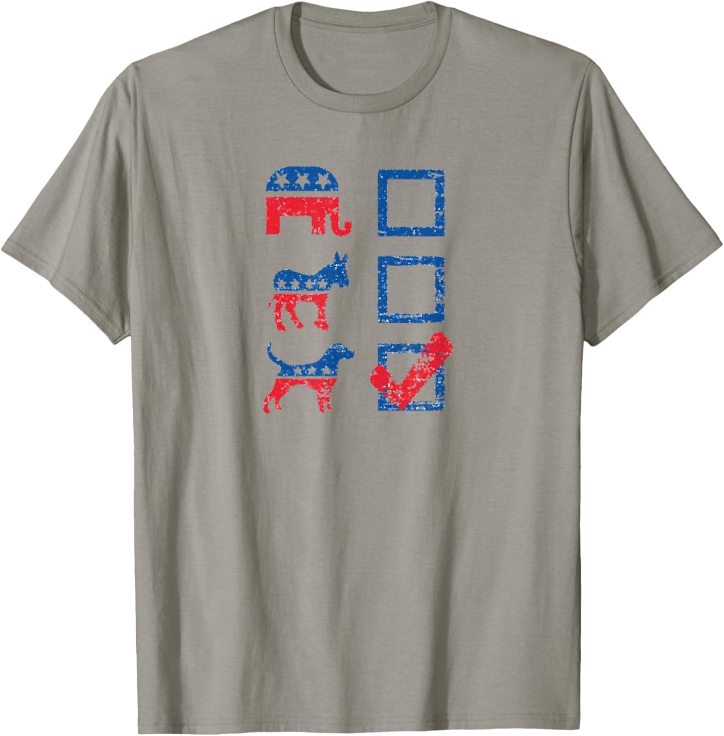 Elephant, Donkey & Dog Vote. Women Kids T-Shirt - T-Shirt | Sand