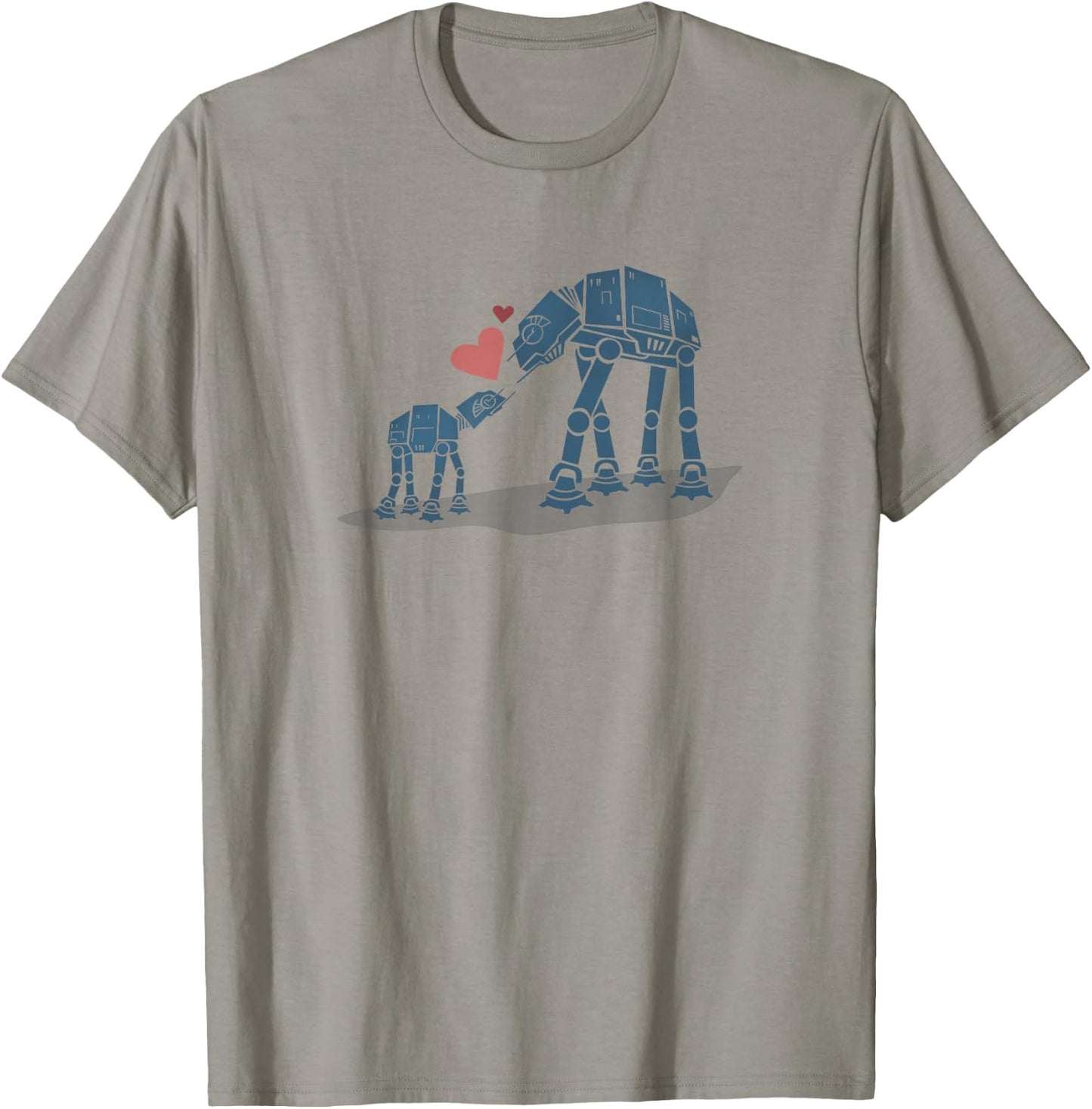 Star Wars AT-AT Mother & Son Portrait T-Shirt - T-Shirt | Sand