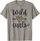 Wild Like My Curls Toddler Cute Leopard Print Curly Haired T-Shirt - T-Shirt | Sand