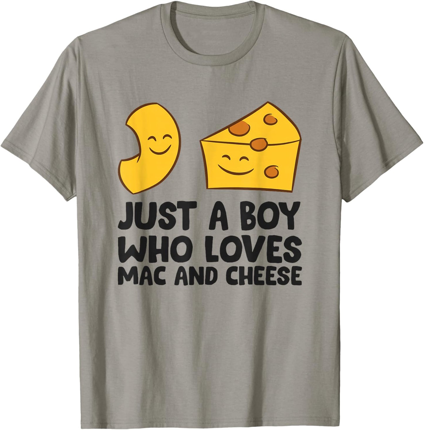 Just a Boy Who Loves Mac And Cheese T-Shirt - T-Shirt | Sand