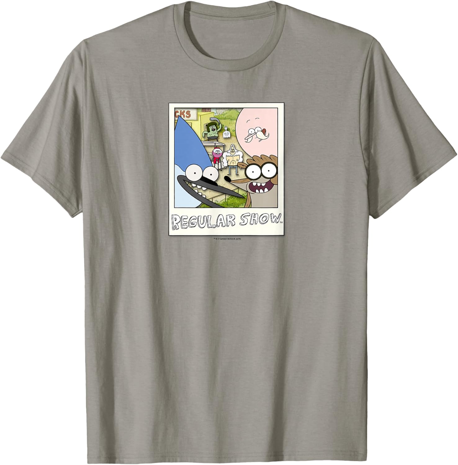 Regular Show Instant Picture T-Shirt - T-Shirt | Sand