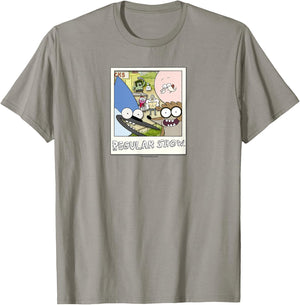 Regular Show Instant Picture T-Shirt - T-Shirt | Sand