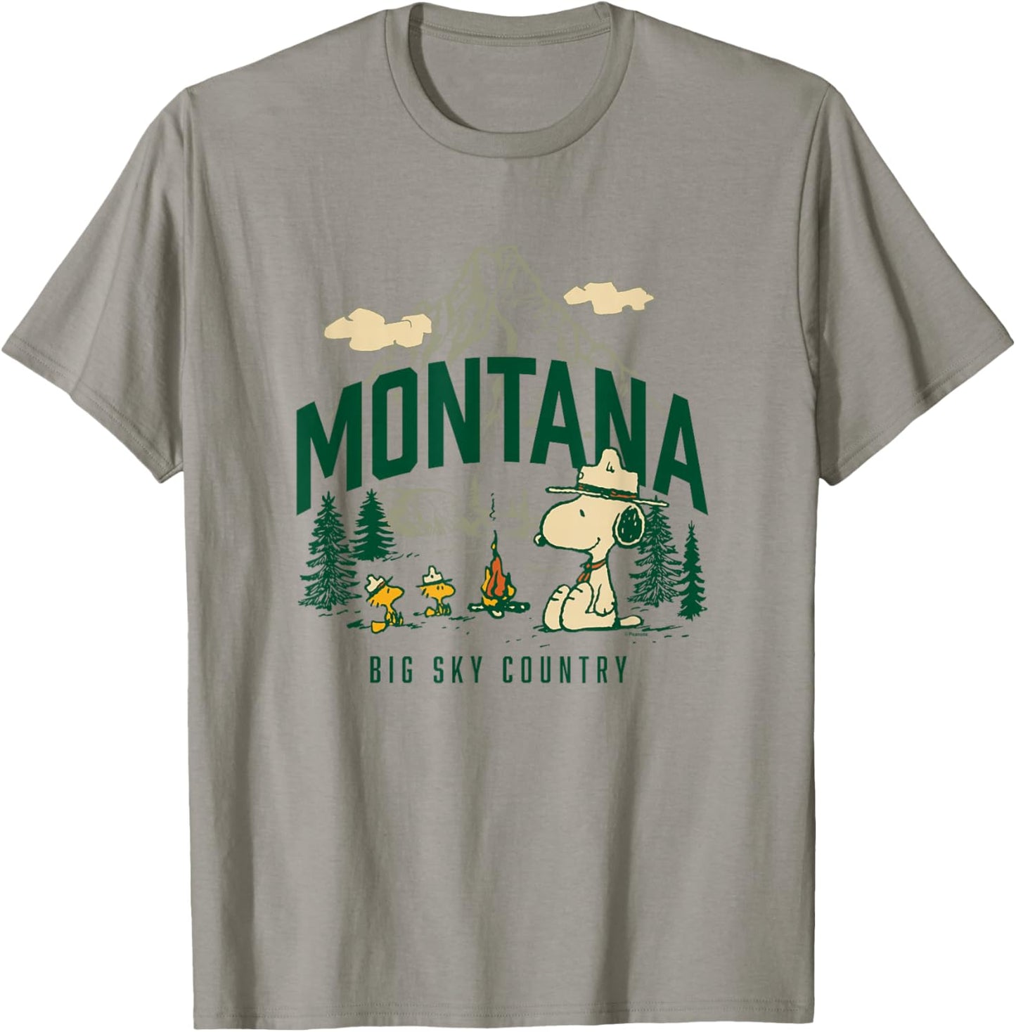 Peanuts - Beagle Scouts Montana T-Shirt - T-Shirt | Sand
