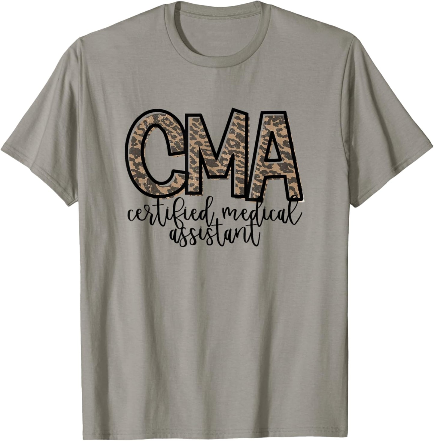CMA Certified Medical Assistant Cute Nurse T-Shirt - T-Shirt | Sand
