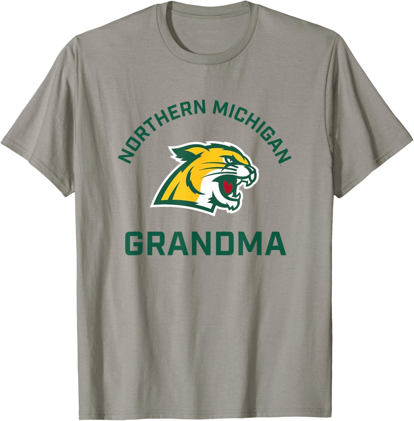 Northern Michigan University NMU Wildcats Arched Grandma T-Shirt - T-Shirt | Sand