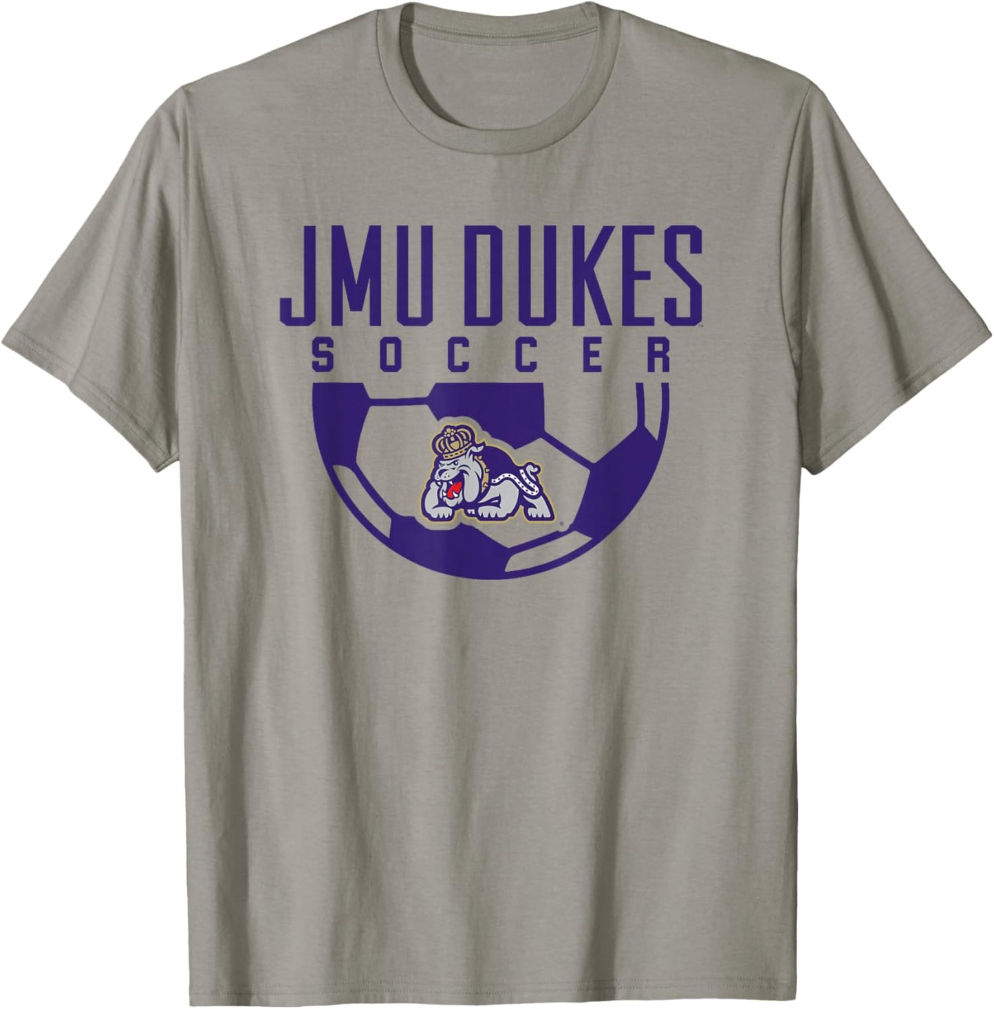 James Madison University JMU Dukes Soccer Arch T-Shirt - T-Shirt | Sand
