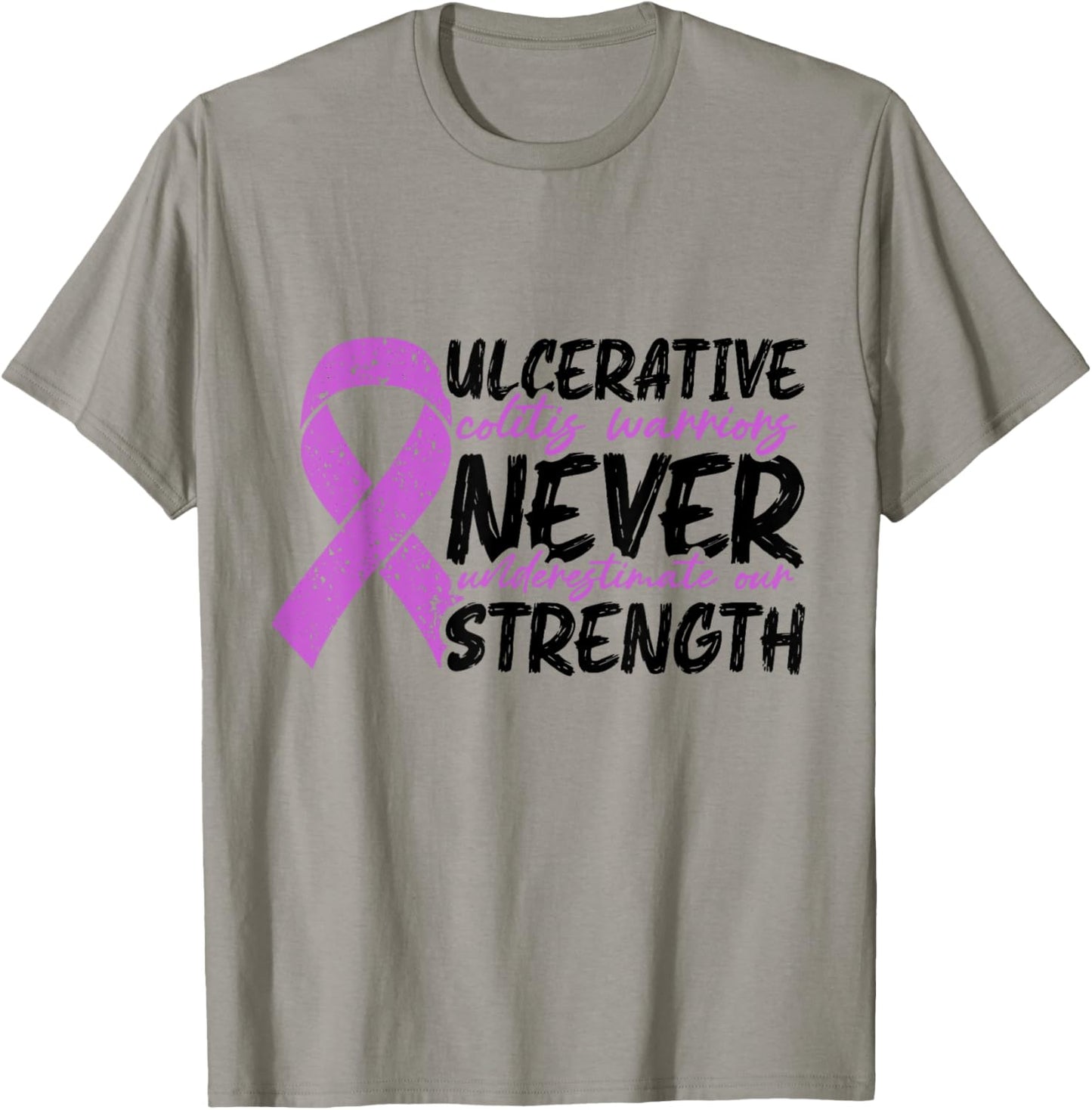 Colitis ulcerosa Krieger unterschätzen niemals IBD-Überlebende T-Shirt - T-Shirt | Sand