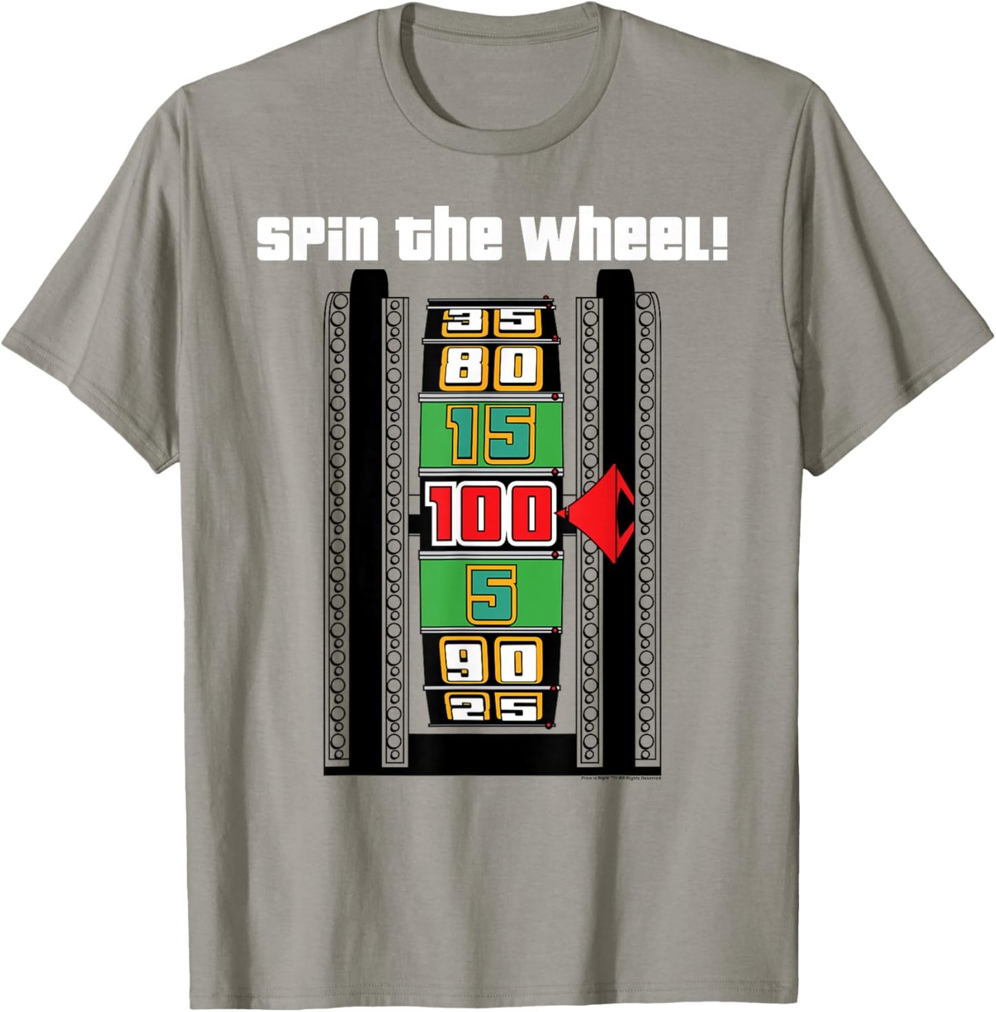 Price is Right - Spin The Wheel T-Shirt - T-Shirt | Sand