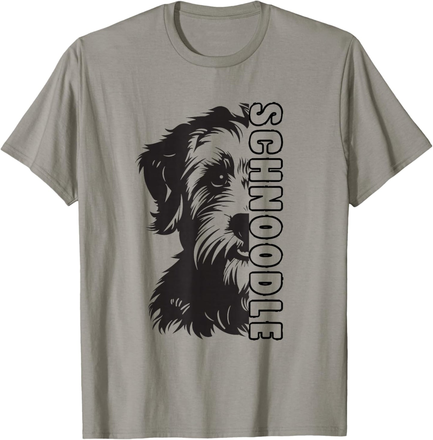 Schnoodle Dog T-Shirt - T-Shirt | Sand