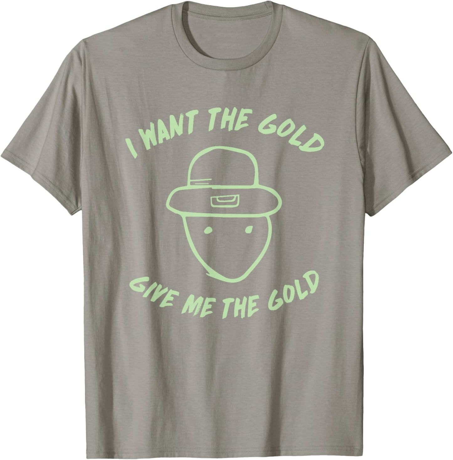 Leprechaun Amateur Sketch Meme Irish Funny St Patricks Day T-Shirt - T-Shirt | Sand