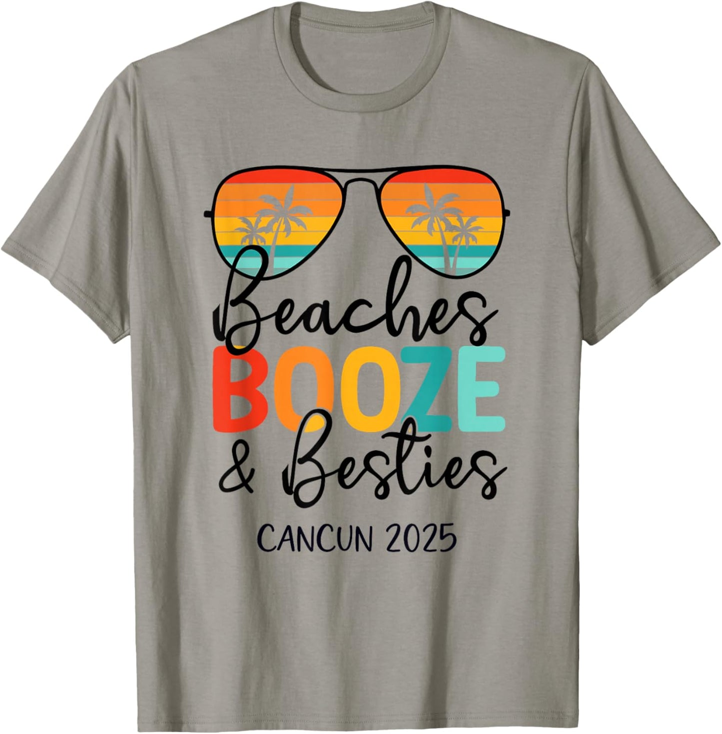 Girls Trip 2025 Cancun Mexico Weekend Summer Vacation T-Shirt - T-Shirt | Sand