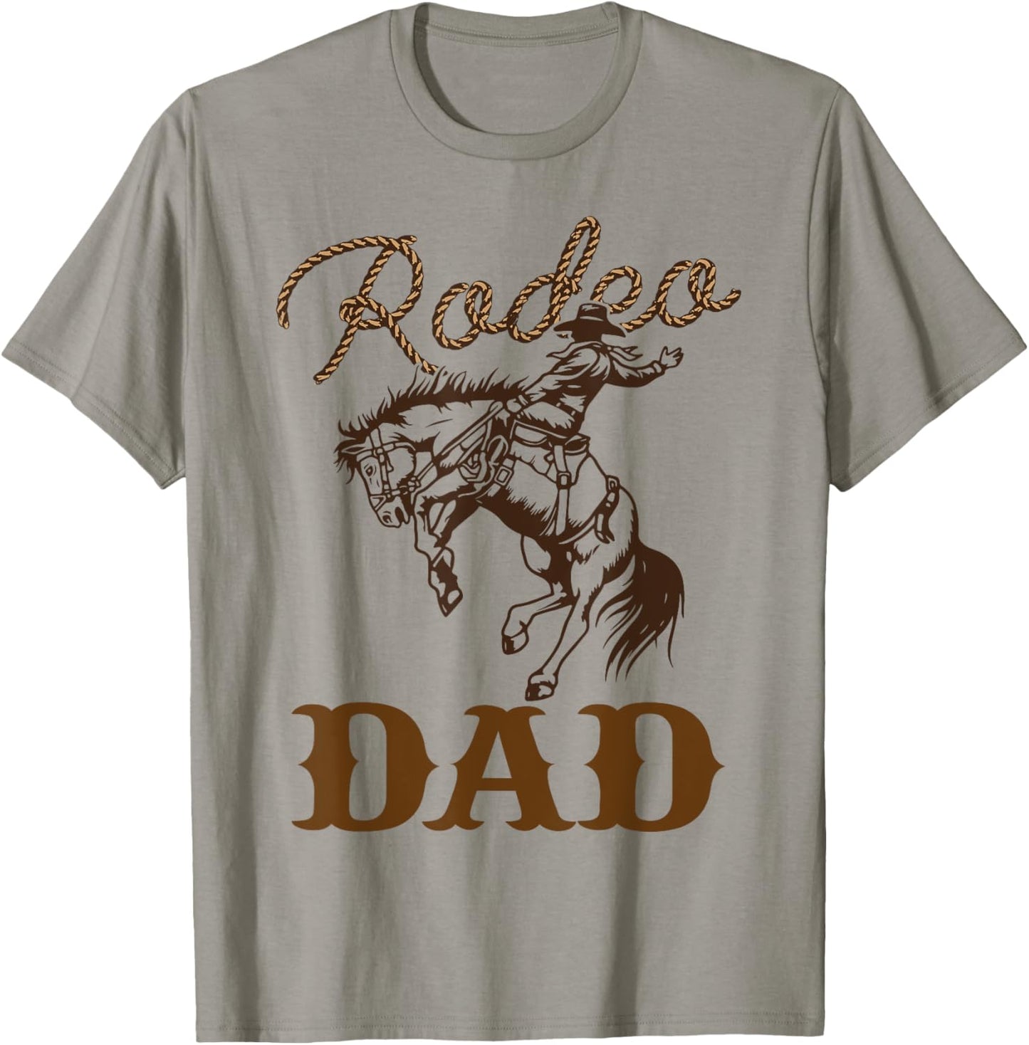 Dad Birthday Cowboy Cowgirl Western Rodeo Daddy Bday Party T-Shirt - T-Shirt | Sand