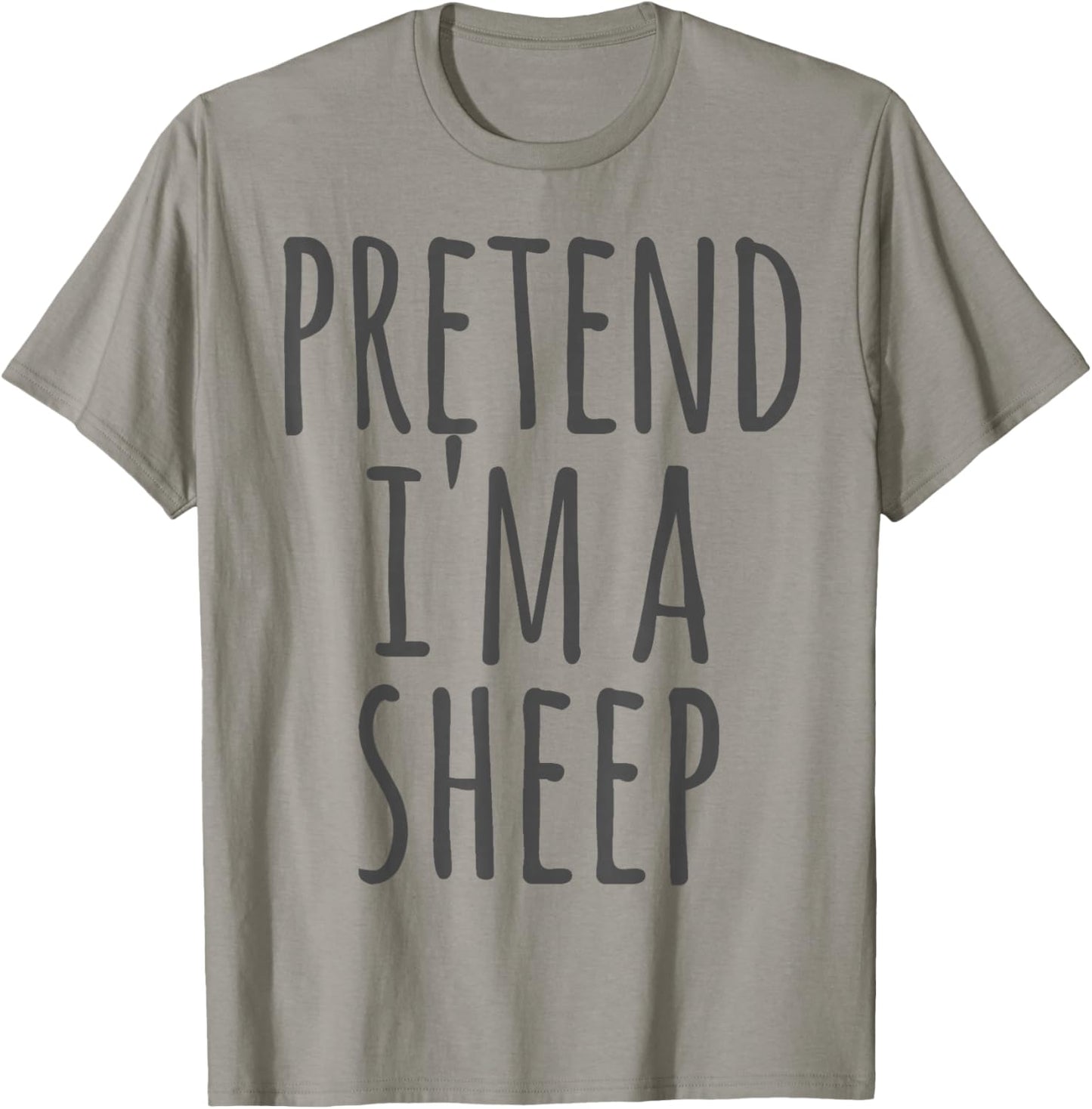 Sheep - Halloween Funny Costume Pretend I'm A T-Shirt - T-Shirt | Sand