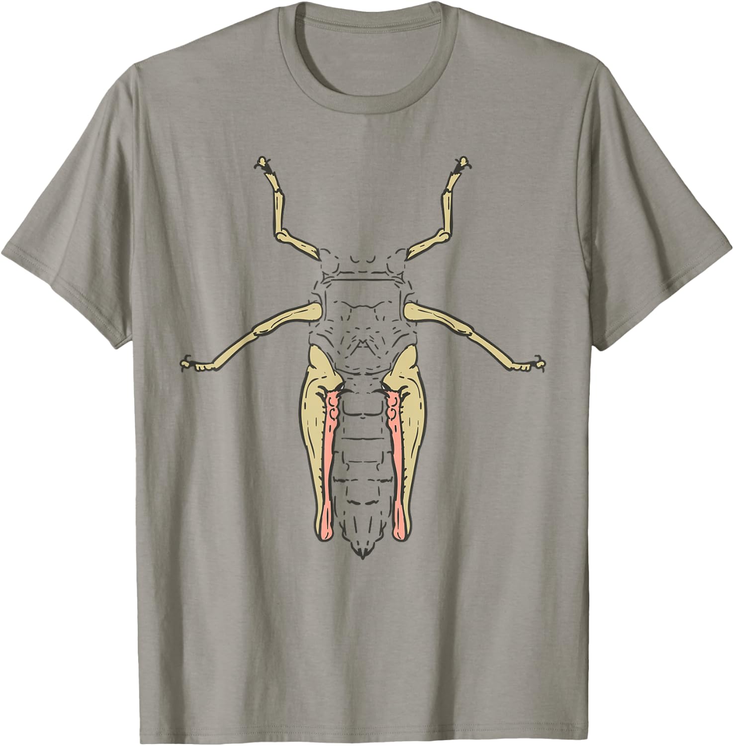 Grasshopper Funny Lazy DIY Costume Easy Halloween T-Shirt - T-Shirt | Sand