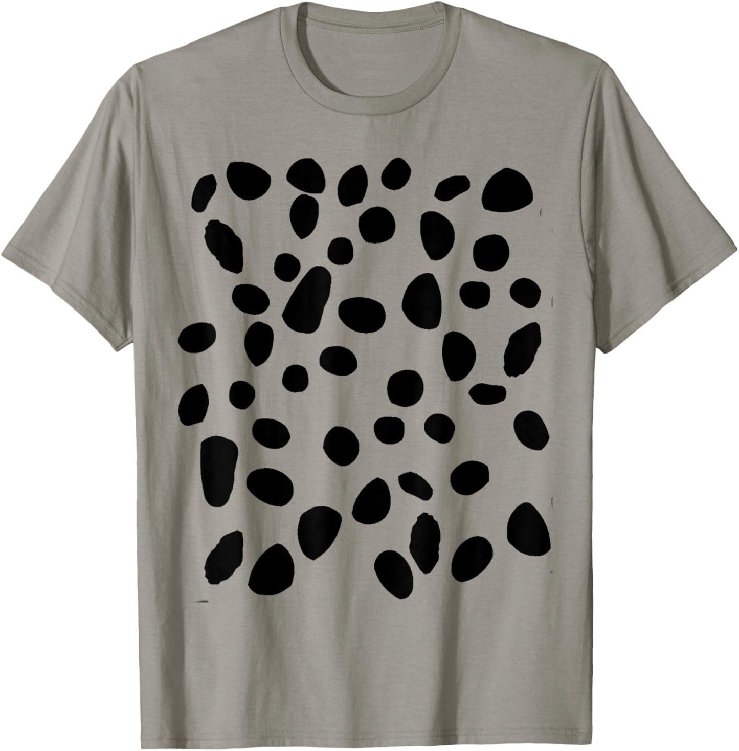 Spotted White with Black Polka dots Dalmatian T-Shirt - T-Shirt | Sand