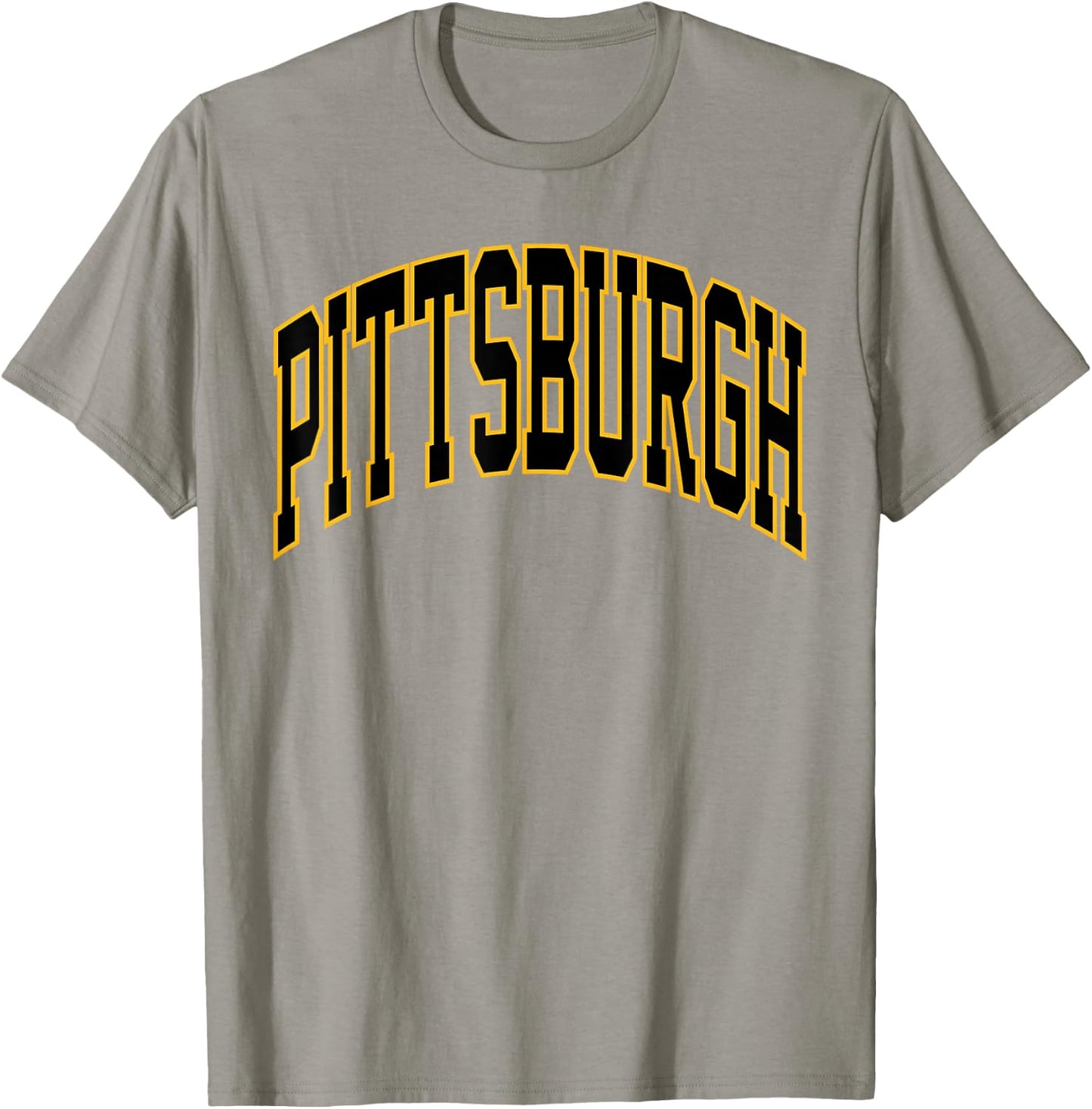 Retro Pittsburgh Throwback Classic Pittsburgh Black Gold T-Shirt - T-Shirt | Sand