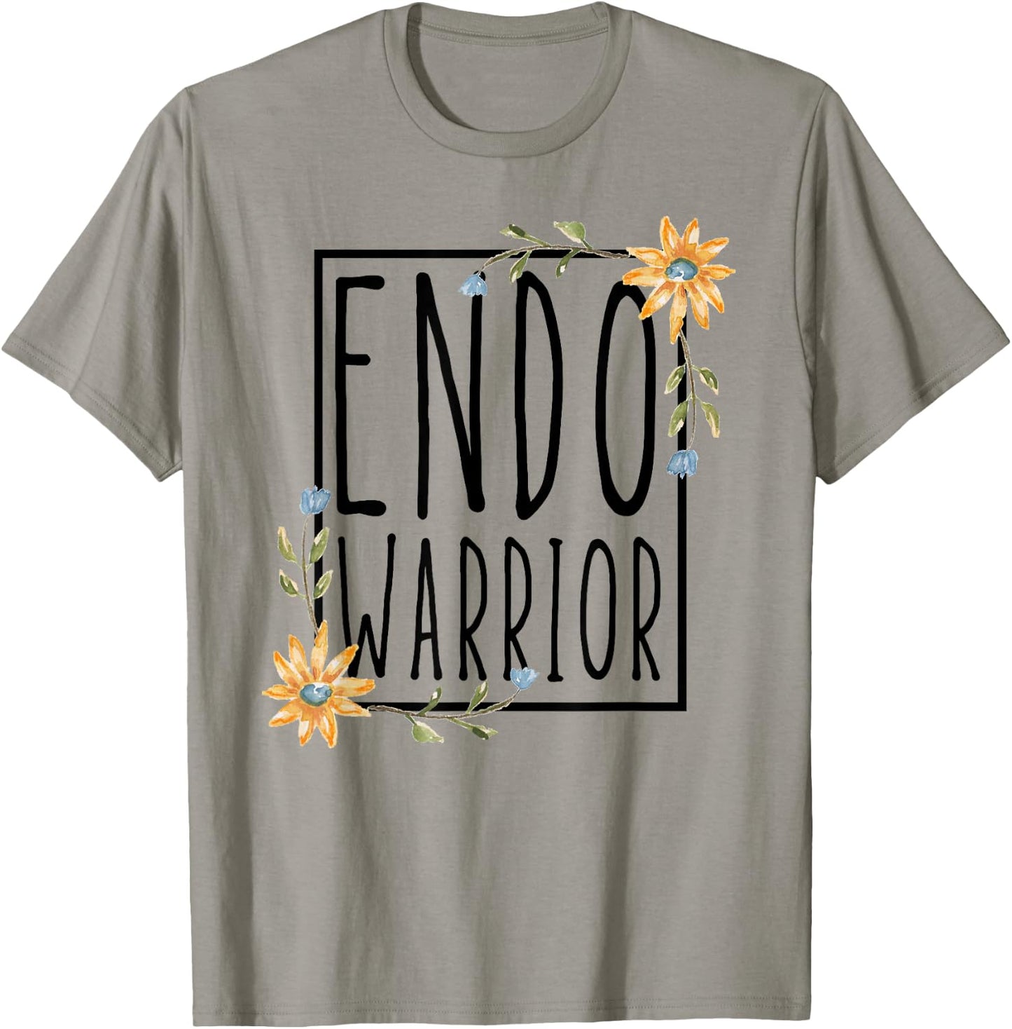 Endo Warrior - Sunflower Endometriosis Awareness T-Shirt - T-Shirt | Sand