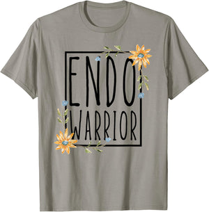 Endo Warrior - Sunflower Endometriosis Awareness T-Shirt - T-Shirt | Sand