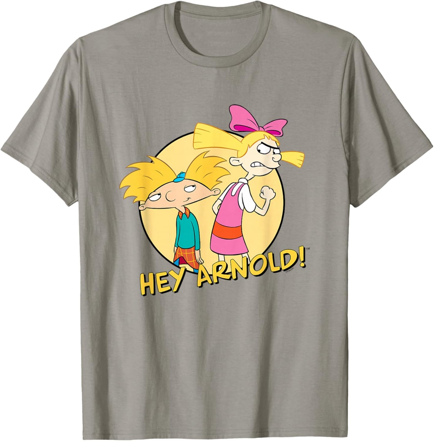 Hey Arnold! Iconic Arnold And Helga Rivalry Chest Poster T-Shirt - T-Shirt | Sand