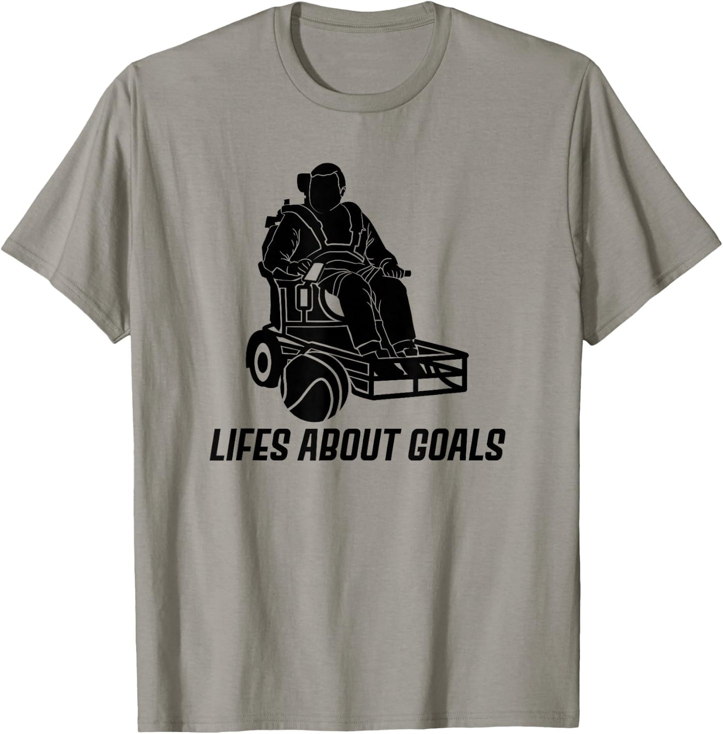 Wheelchair Soccer Lover Handicap Disabled Football Player T-Shirt - T-Shirt | Sand