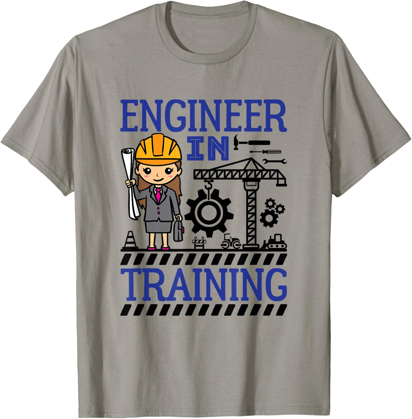 Engineer in Training Girls Women STEM Future Engineer T-Shirt - T-Shirt | Sand