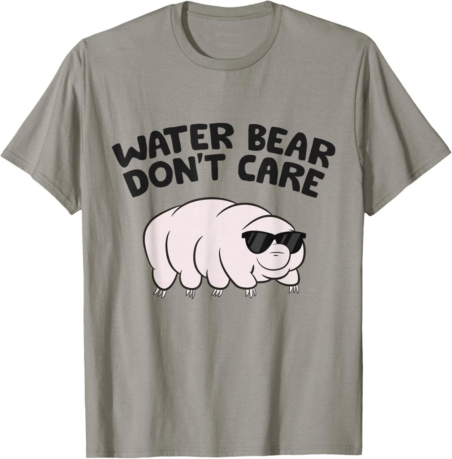 Water Bear Don't Care Science Tardigrade T-Shirt - T-Shirt | Sand