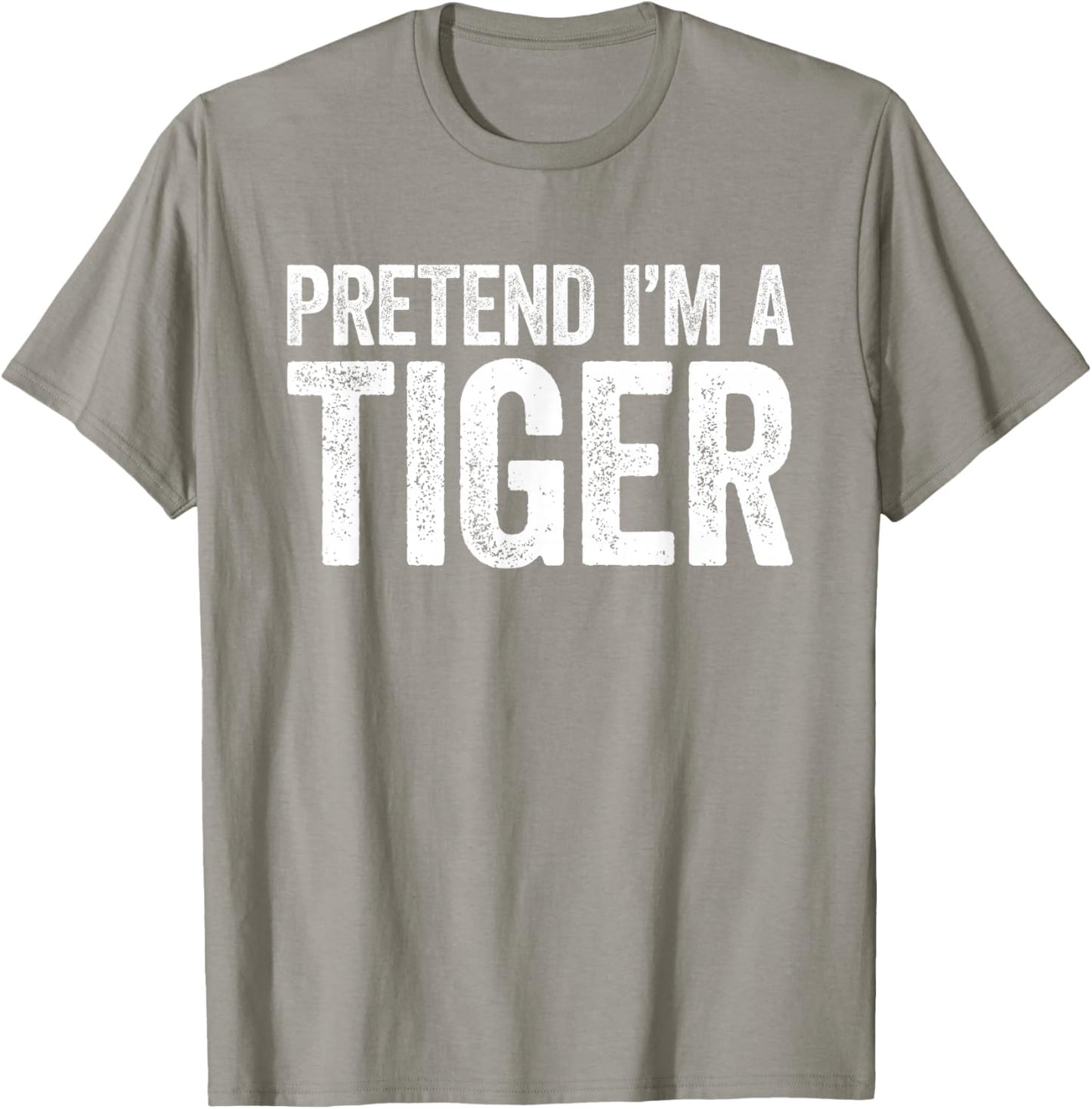 Pretend I'm A Tiger Shirt Adult Kids Matching Tiger Costume T-Shirt - T-Shirt | Sand
