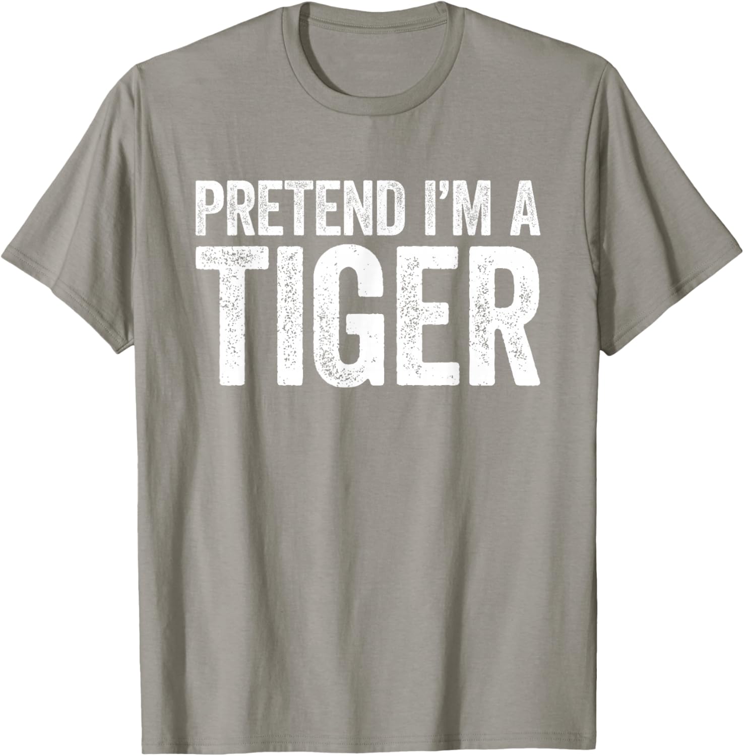 Pretend I'm A Tiger Shirt Adult Kids Matching Tiger Costume T-Shirt - T-Shirt | Sand