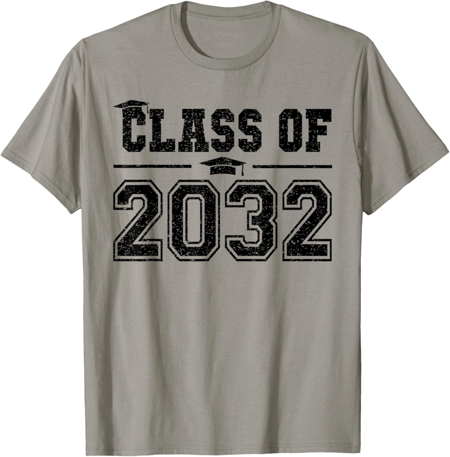 Class of 2032 Grow With Me Graduation First Day of School T-Shirt - T-Shirt | Sand