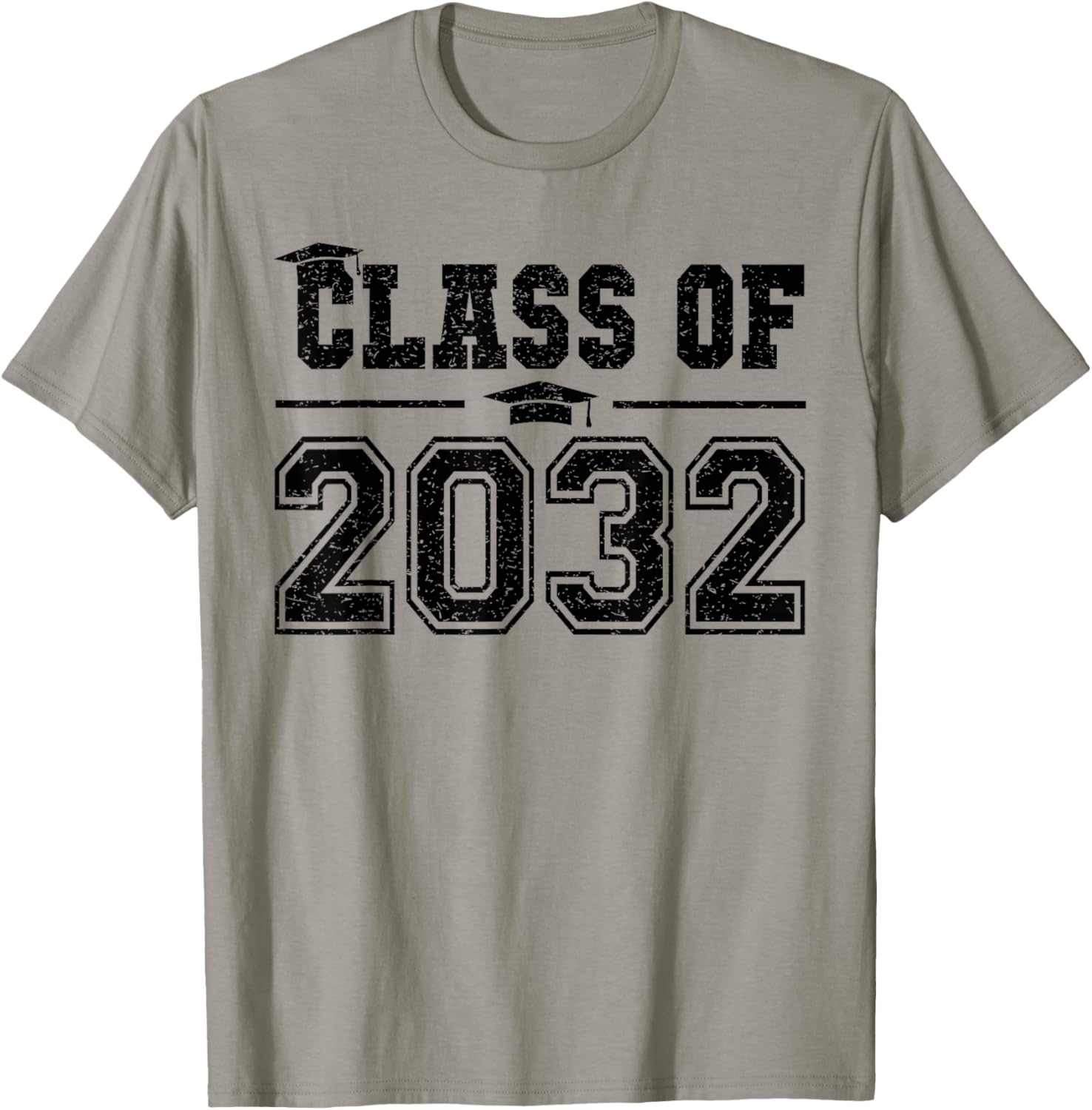 Class of 2032 Grow With Me Graduation First Day of School T-Shirt - T-Shirt | Sand