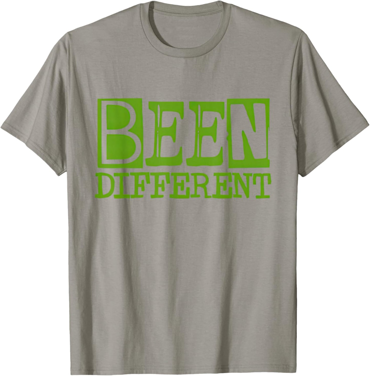 Chlorophyll Green White Color Match T-Shirt - T-Shirt | Sand