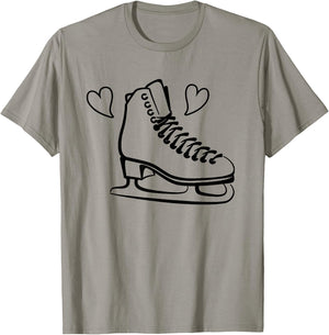 Ice Skating Figure Skates T-Shirt - T-Shirt | Sand