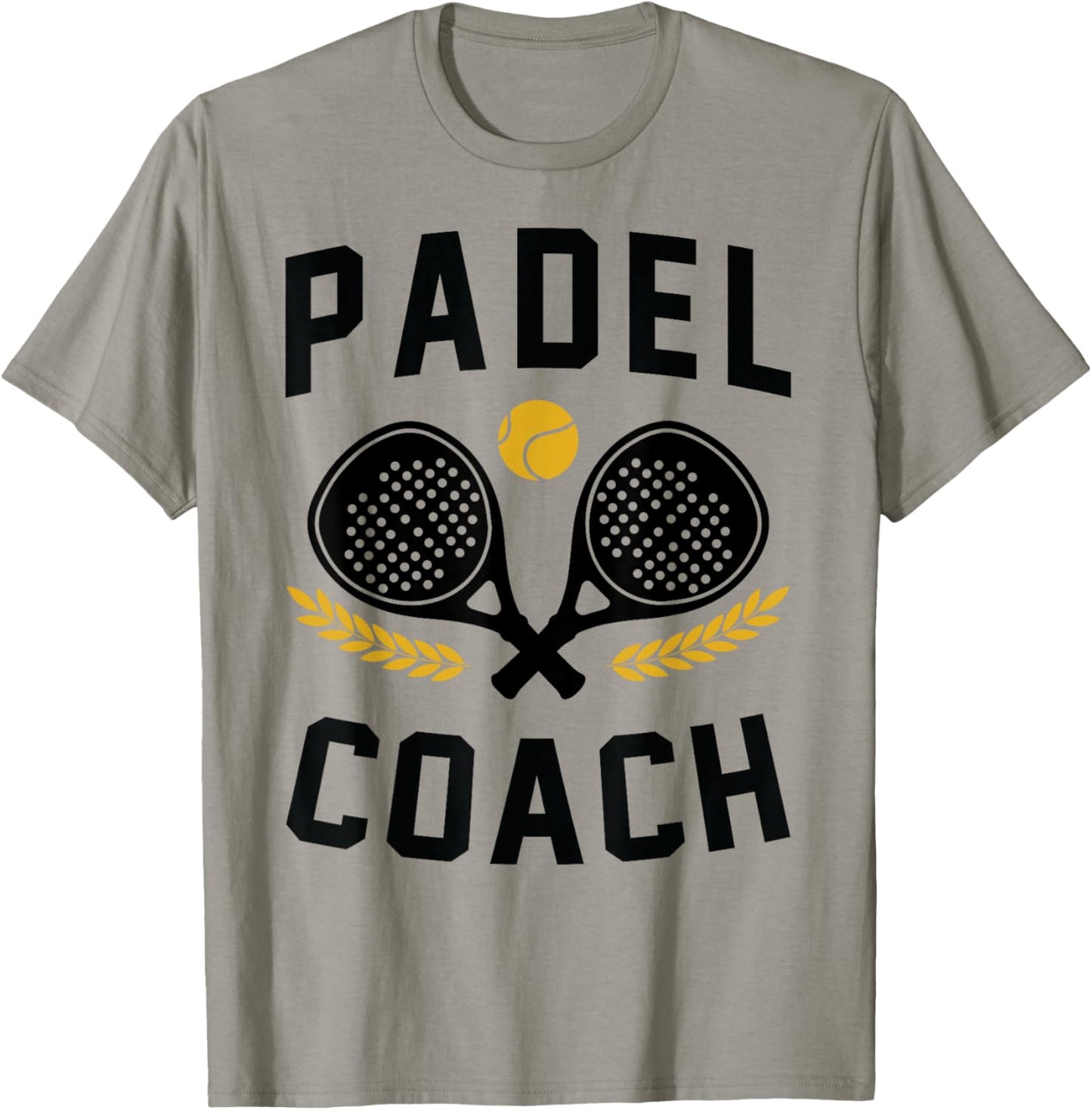 Gift Fan Paddle Tennis Trainer Sports Padel Coach , white, S T-Shirt - T-Shirt | Sand