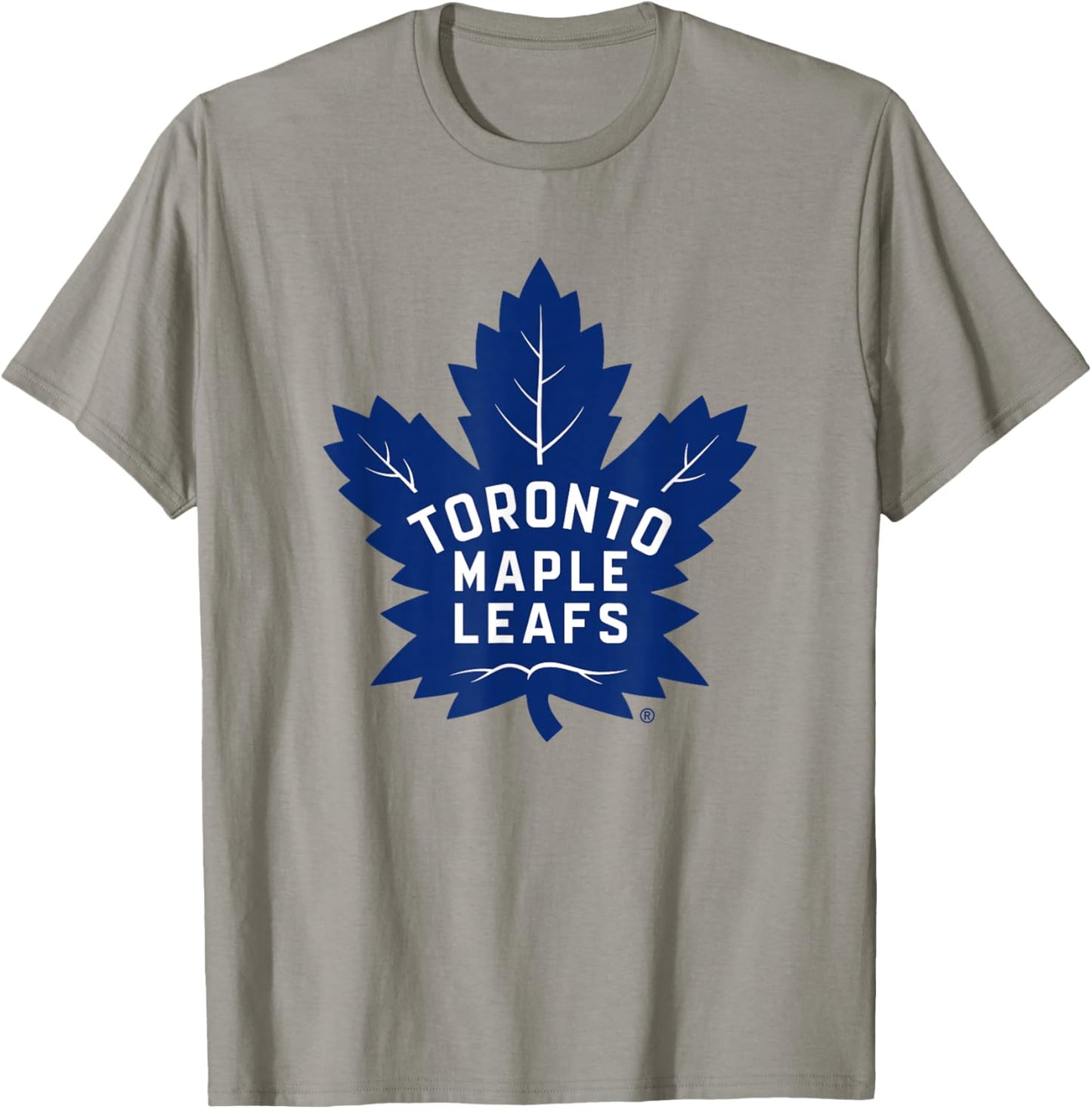 Toronto Maple Leafs Icon Gray Officially Licensed T-Shirt - T-Shirt | Sand