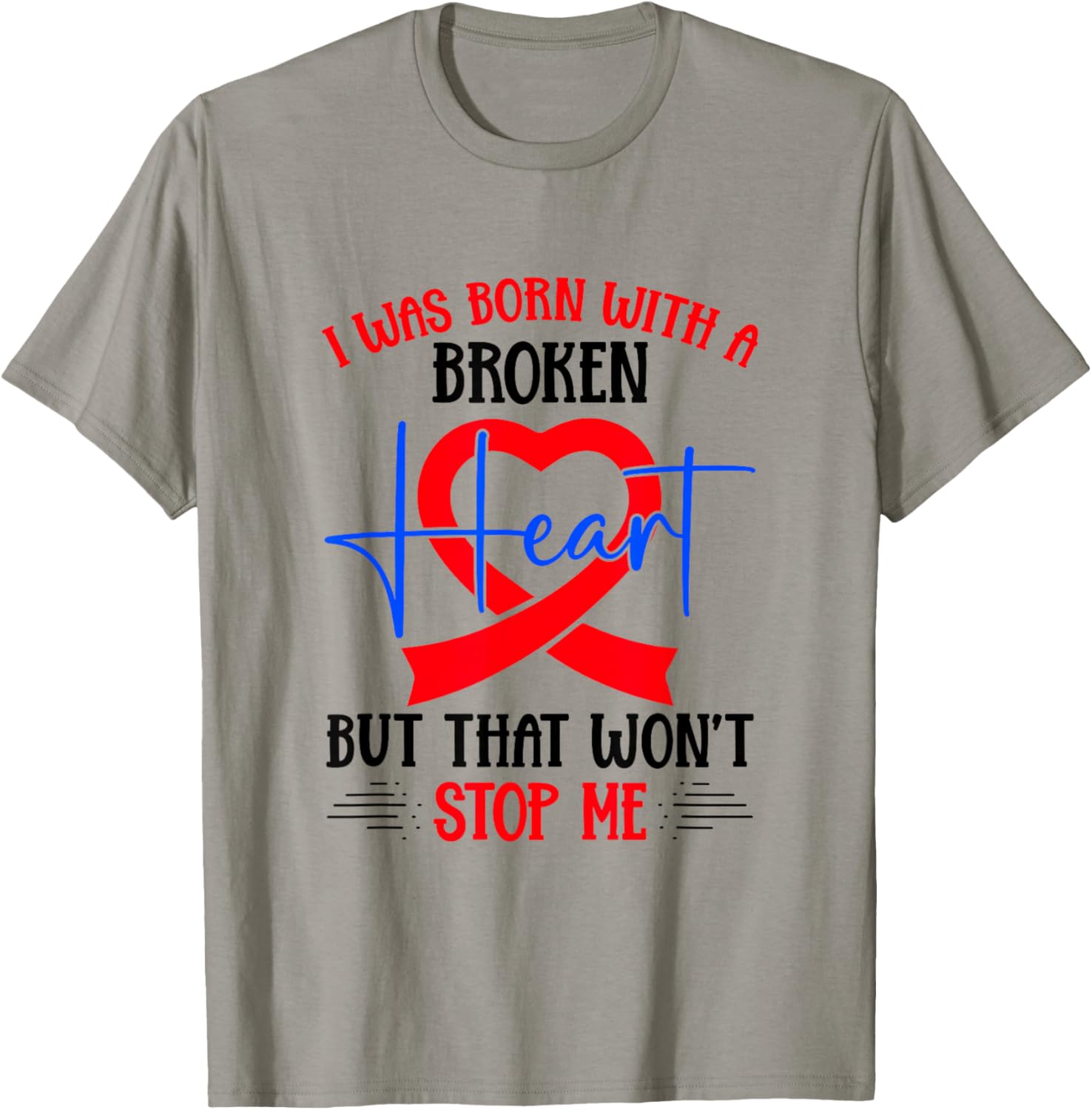 Congenital Heart Defect CHD Awareness T-Shirt - T-Shirt | Sand