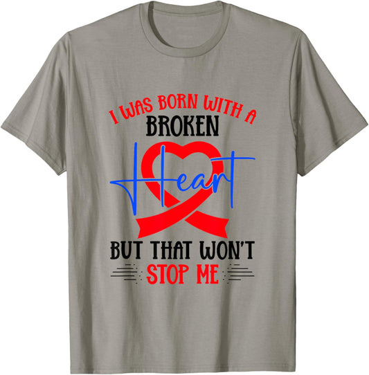 Congenital Heart Defect CHD Awareness T-Shirt - T-Shirt | Sand
