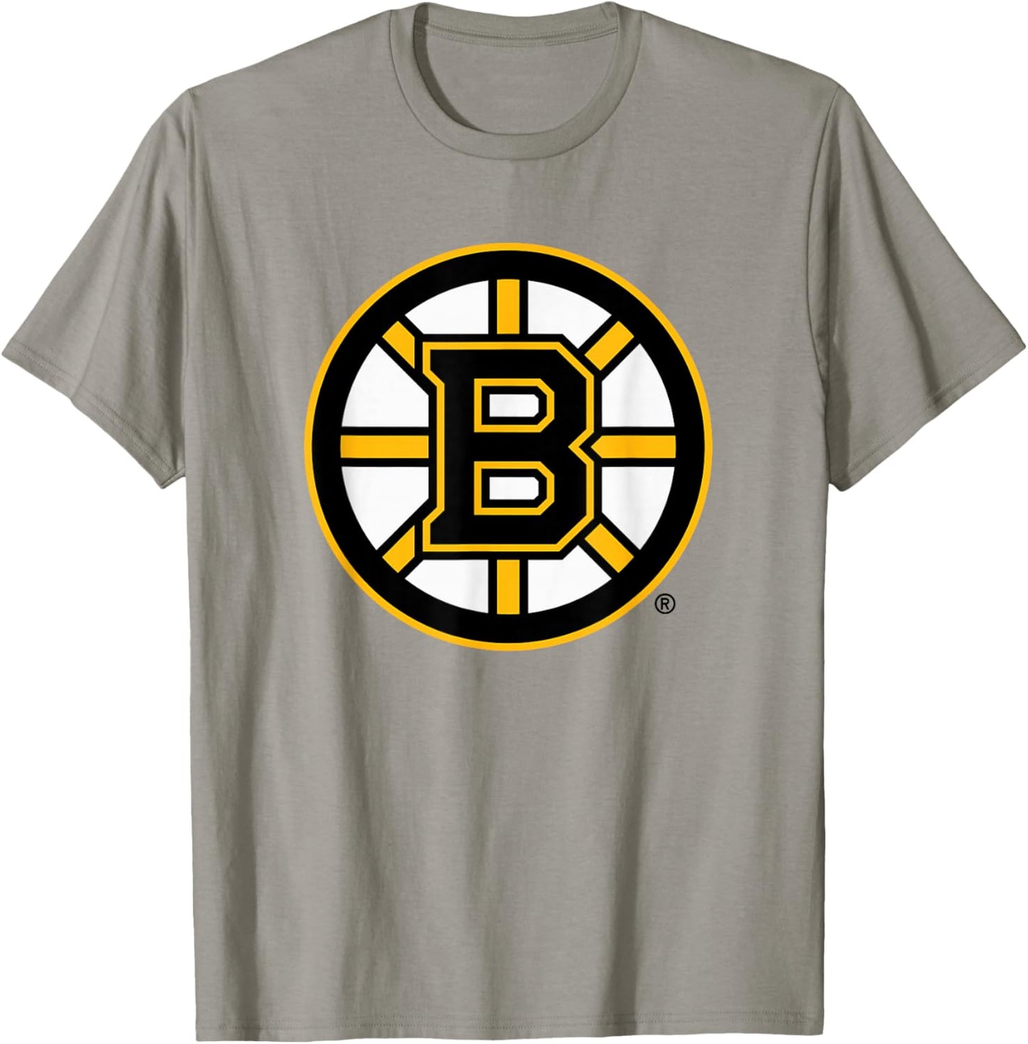 Boston Bruins Icon Gray Officially Licensed T-Shirt - T-Shirt | Sand