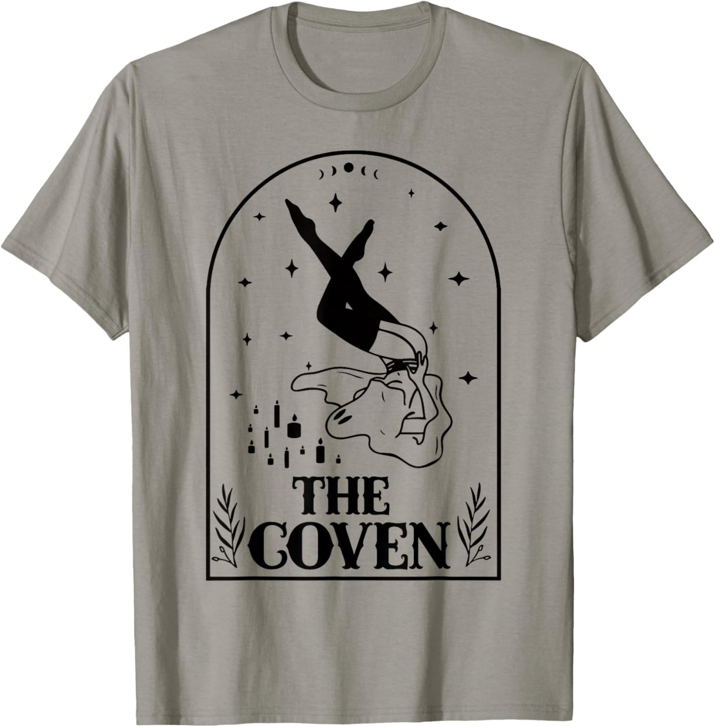 Ghost Coven Bride Squad Gothic Wedding Bachelorette Party T-Shirt - T-Shirt | Sand