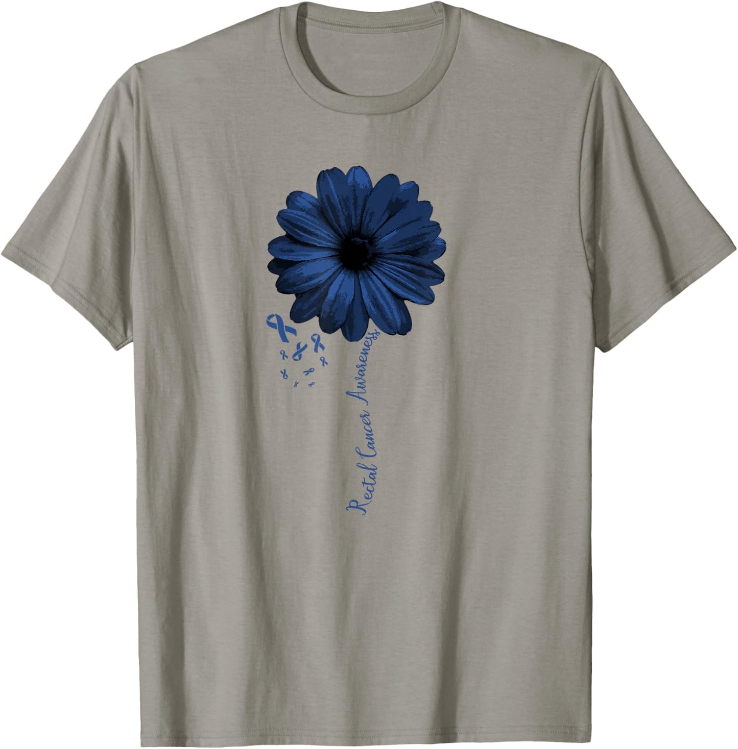 Rectal Cancer Awareness Survivor Warrior Pretty Gift T-Shirt - T-Shirt | Sand