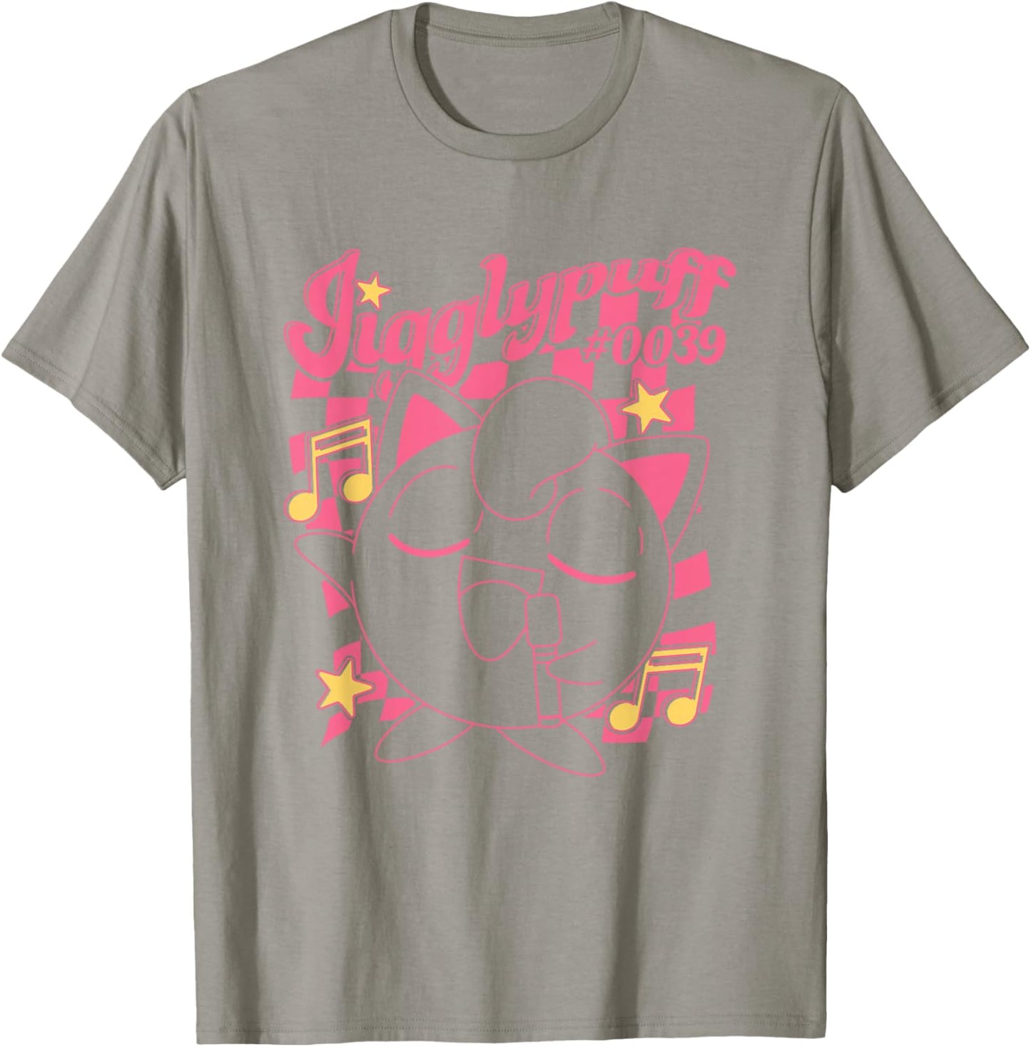 Pokémon Jigglypuff #0039 Musical Poster Retro T-Shirt - T-Shirt | Sand
