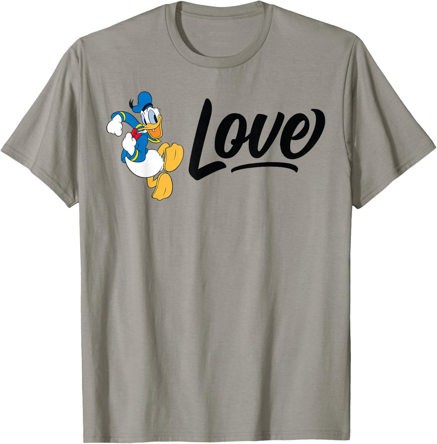 Donald Duck - Love Donald Duck T-Shirt - T-Shirt | Sand